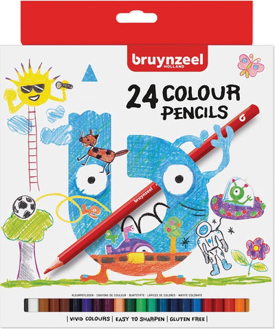 BRUYNZEEL Kids 24 Kleurpotloden voor Creatieve Kinderen