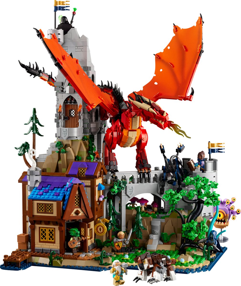 LEGO Ideas Dungeons & Dragons Rode Draak Avontuur - 21348
