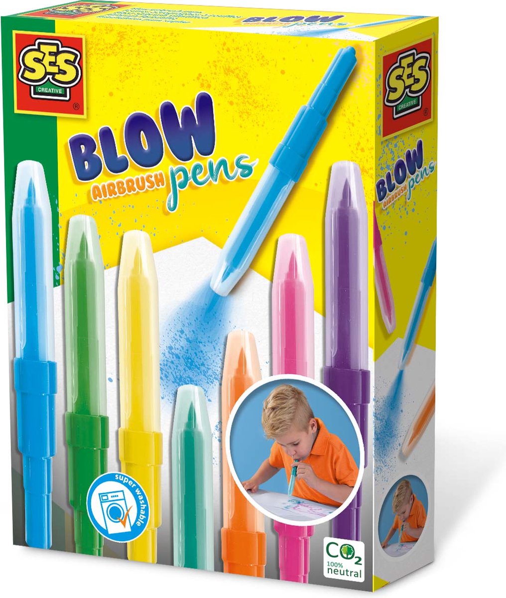 SES Creative Airbrush Stiften Set voor Kinderen