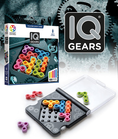 SmartGames IQ Gears - 120 Uitdagende Puzzels