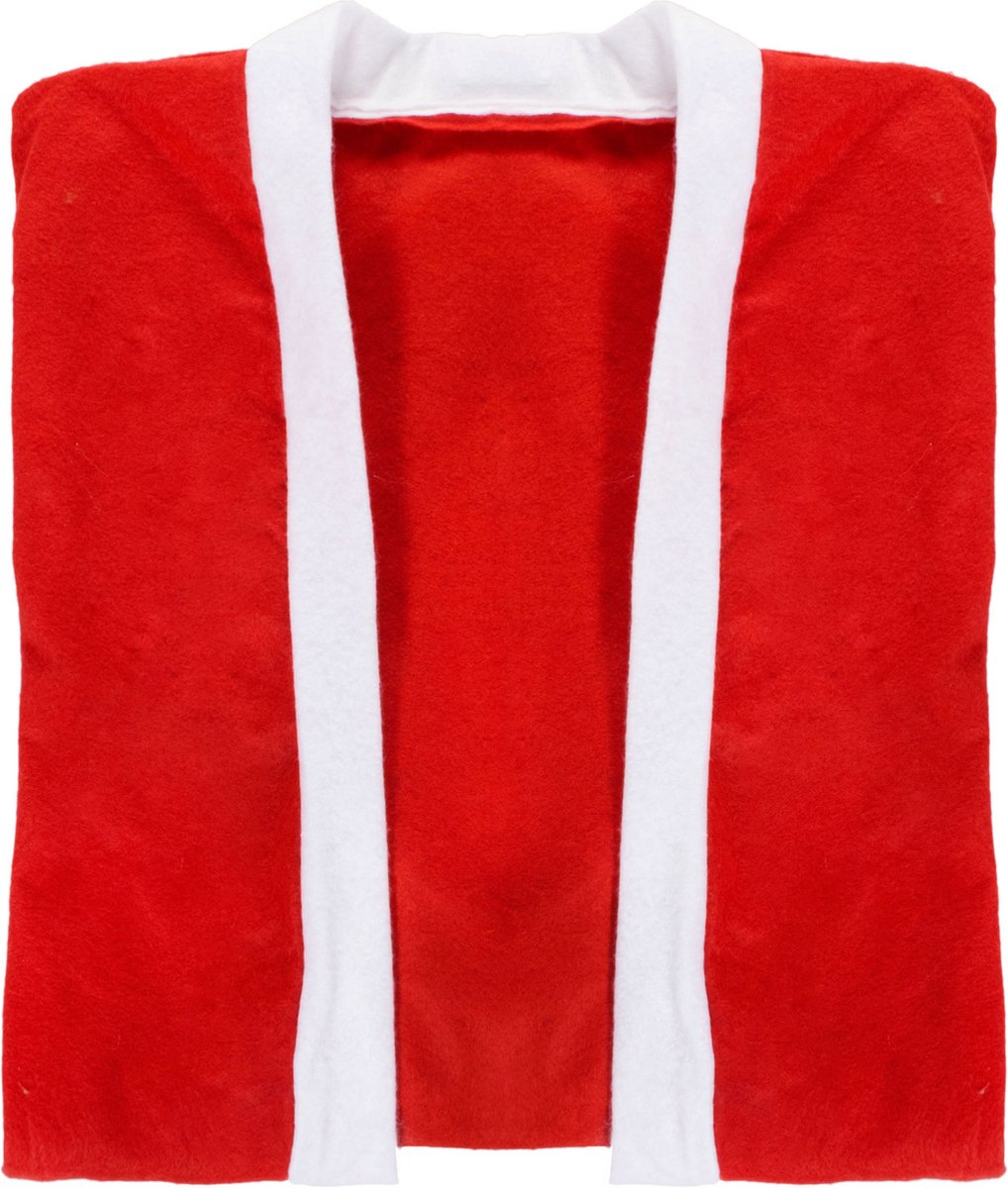 Springos Kerstman Kostuum 5-delig - Rood