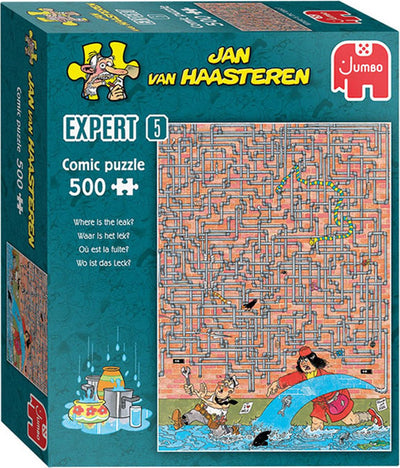 Jan van Haasteren Puzzel - Waar is het Lek? - 500 Stukjes