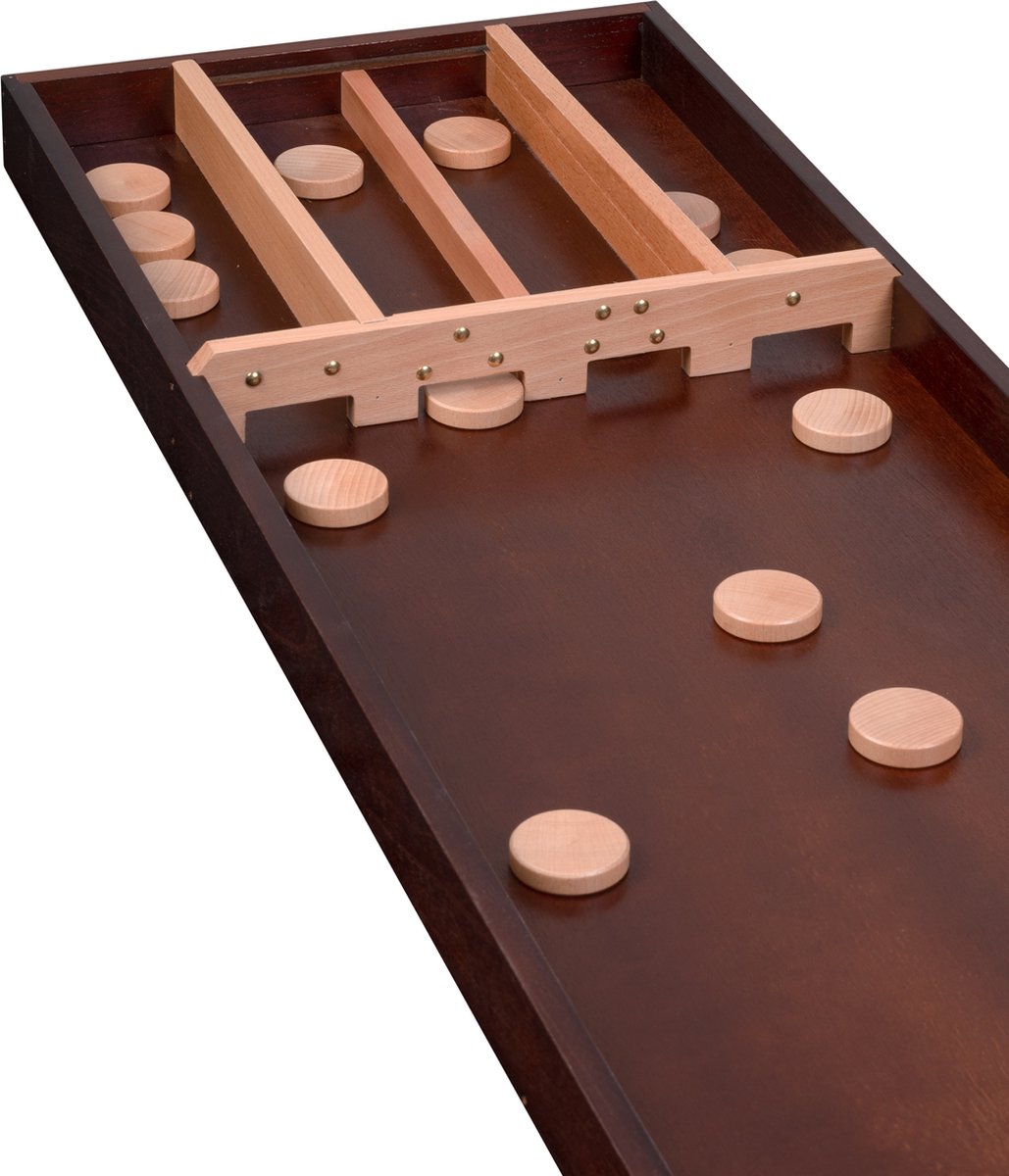 Longfield Luxe Shuffleboard Competition 200x41 cm met Stenen