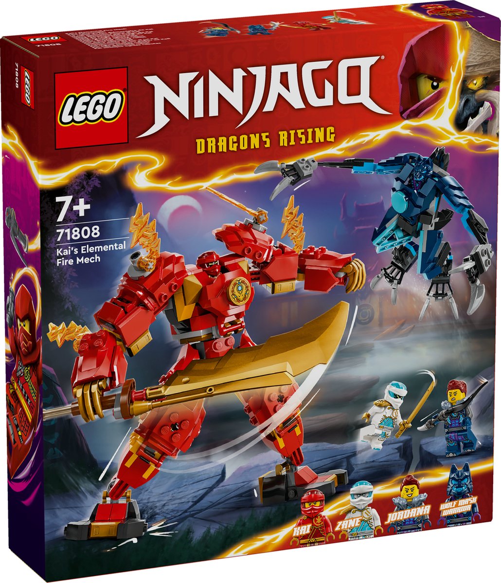 LEGO NINJAGO Kais Elementaire Vuurrrobot - 71808