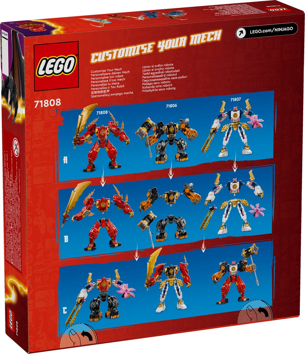 LEGO NINJAGO Kais Elementaire Vuurrrobot - 71808