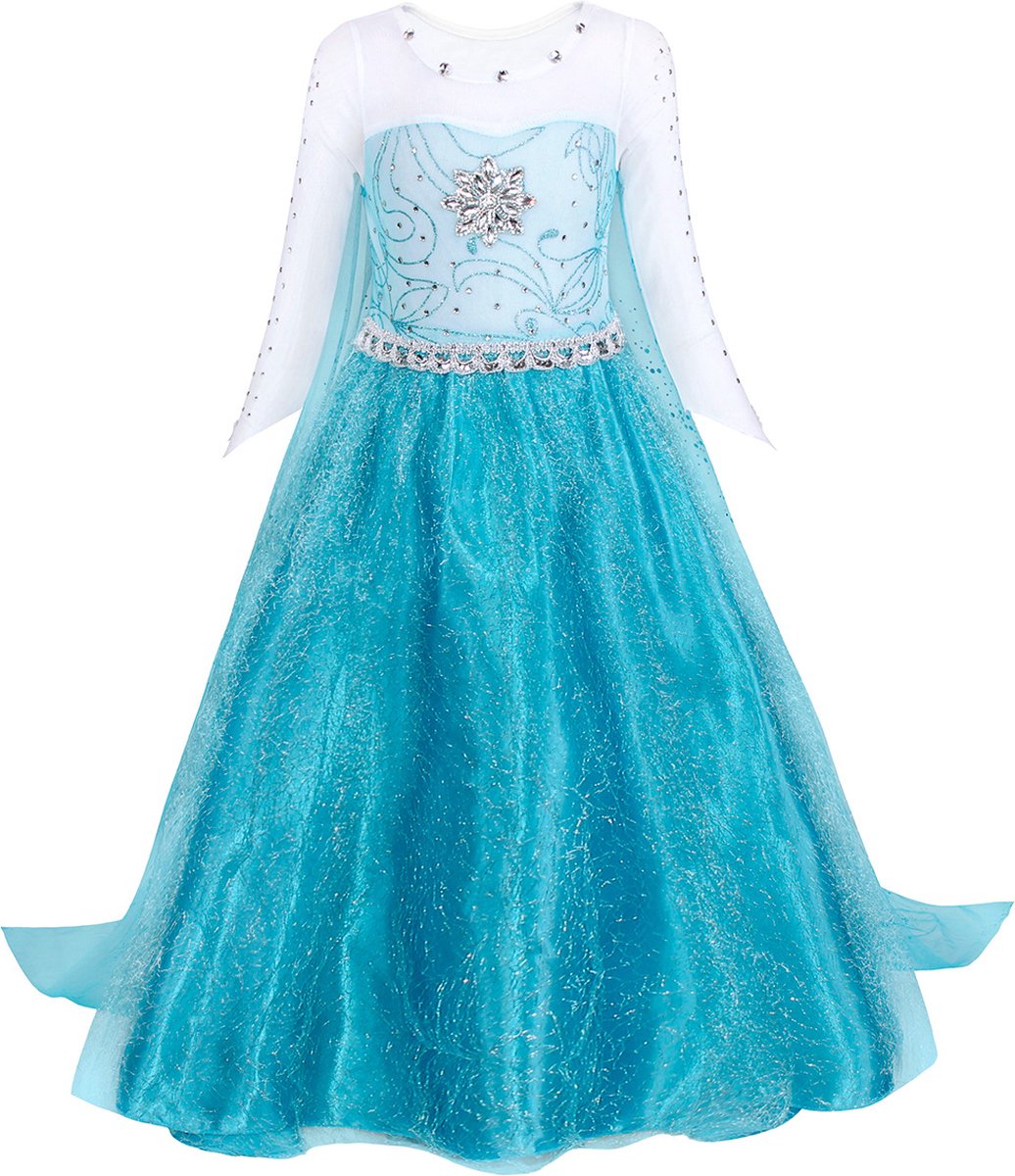 JOYAKIDS Elsa Glamour Prinsessenjurk met Accessoires - 104-110