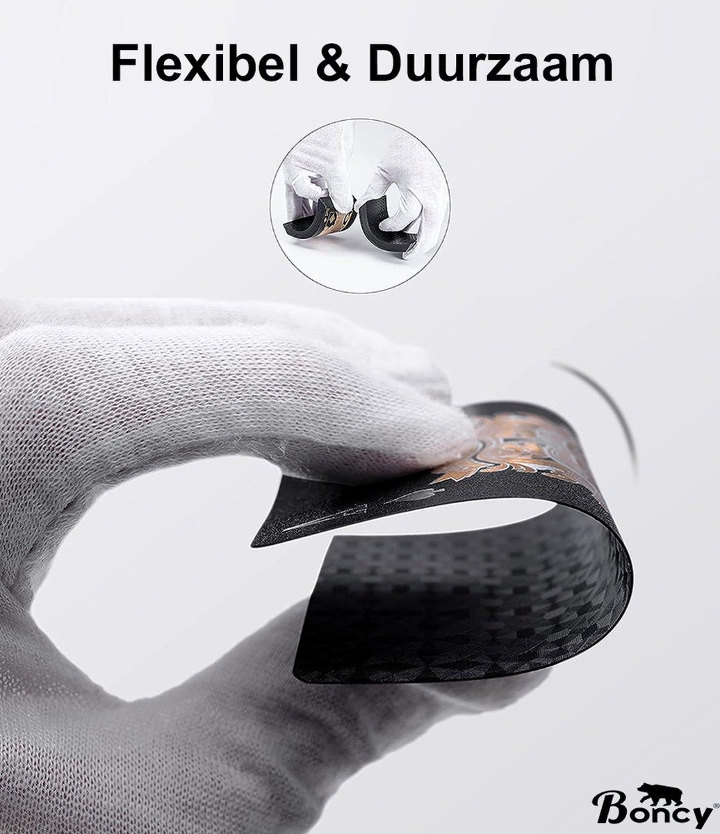 Boncy Luxe Speelkaarten Zwart - 100% Plastic & Waterdicht