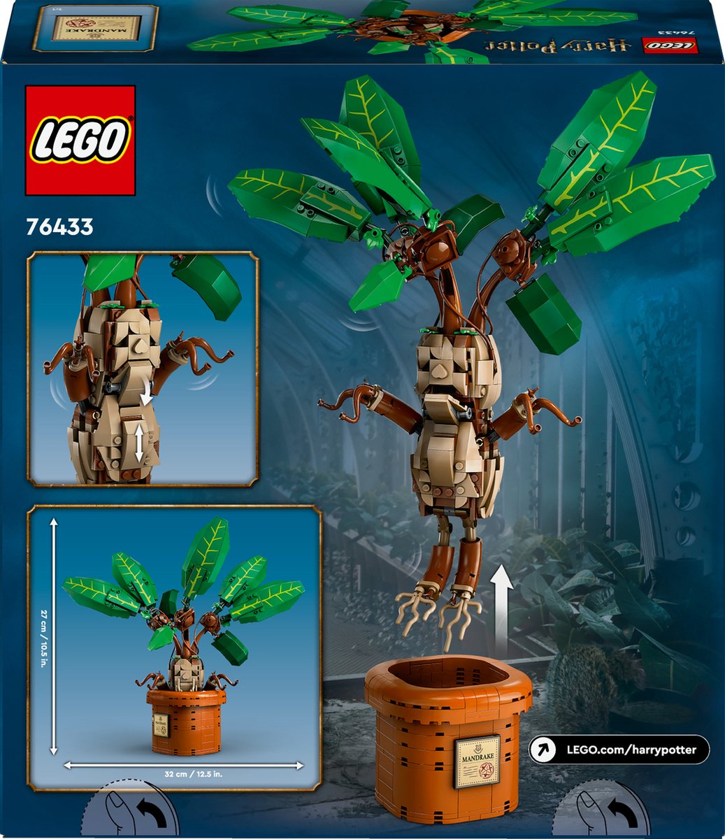 LEGO Harry Potter Mandragora Planten Set - 76433