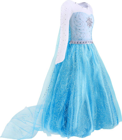 JOYAKIDS Elsa Glamour Prinsessenjurk met Accessoires - 104-110