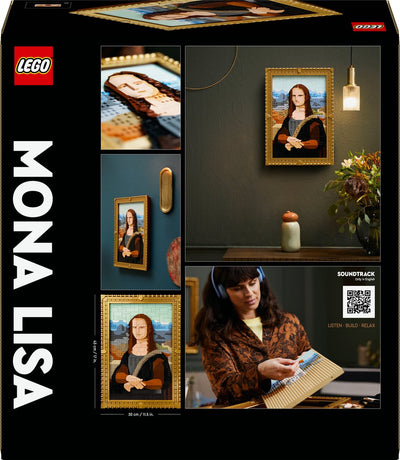 LEGO Art Mona Lisa - Iconisch Kunstwerk Bouwset - 31213