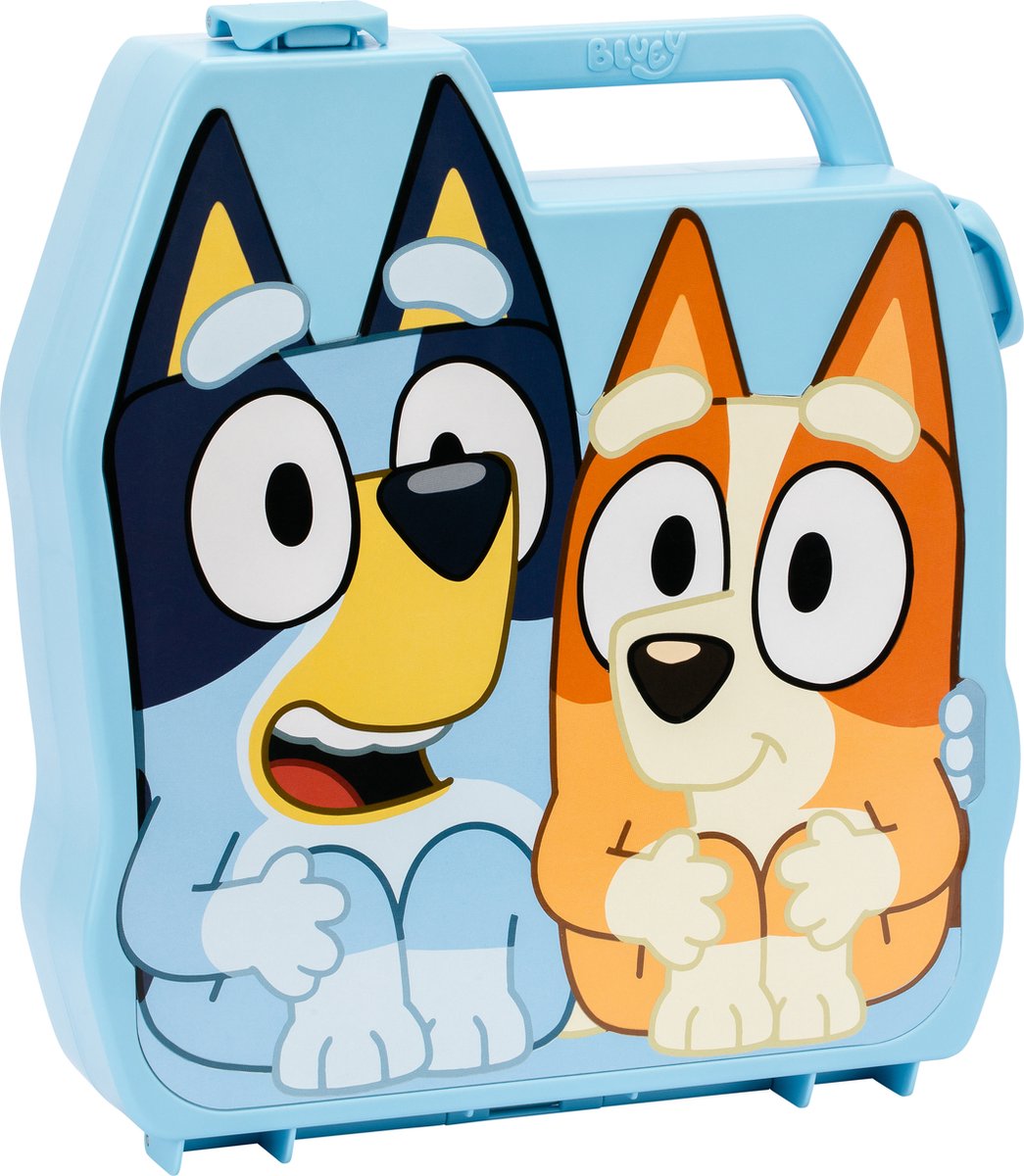 Moose Toys Bluey Deluxe Verzamelkoffer met 8 Figuren
