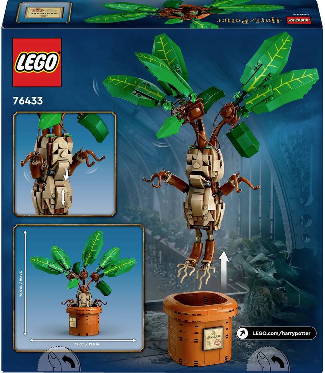 LEGO Harry Potter Mandragora Planten Set - 76433