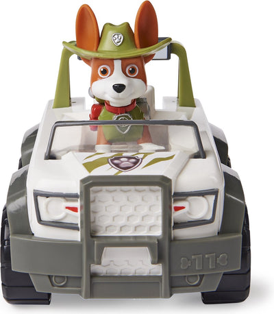PAW Patrol Tracker Voertuig met Verzamelbare Figurine - 15 cm
