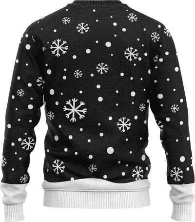 JAP Christmas Kersttrui Rudolf Rendier Zwart - Dames & Heren M