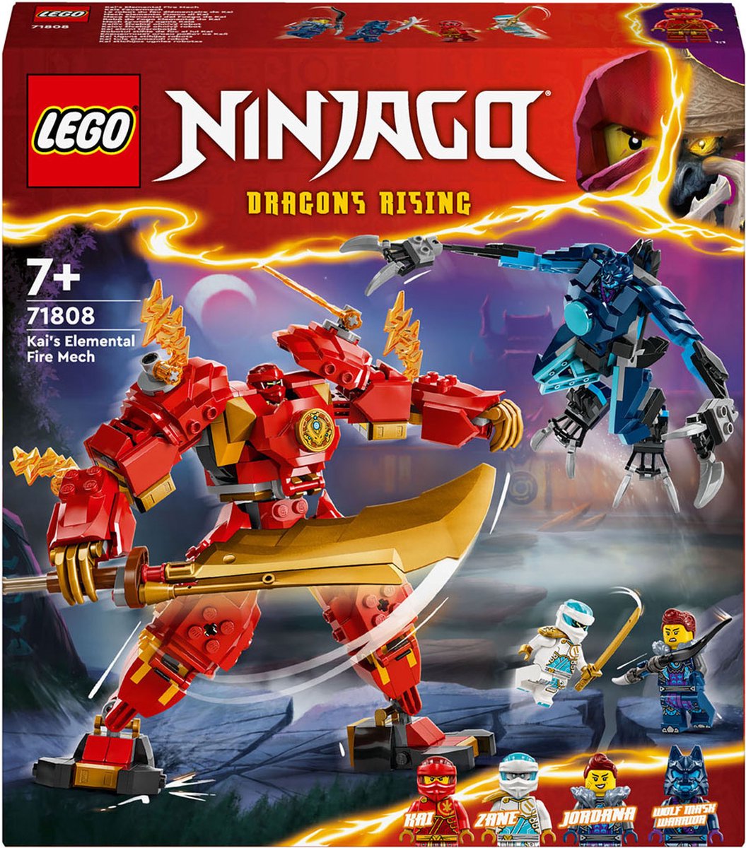 LEGO NINJAGO Kais Elementaire Vuurrrobot - 71808