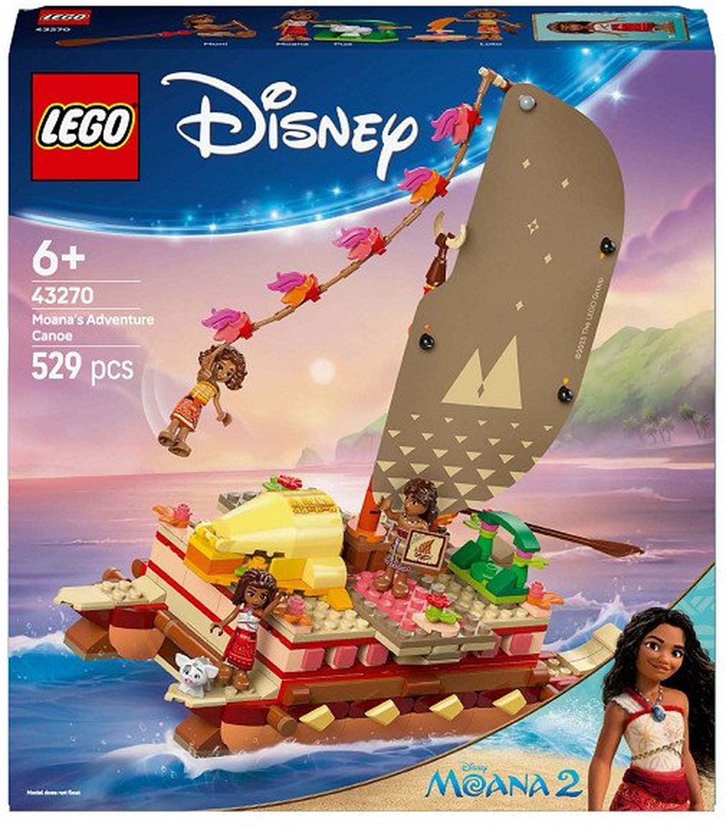 LEGO Disney Princess Moana's Avontuurlijke Kano - 43270