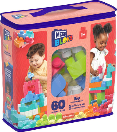 Mega Bloks Roze Bouwstenen Set - 60 Stuks