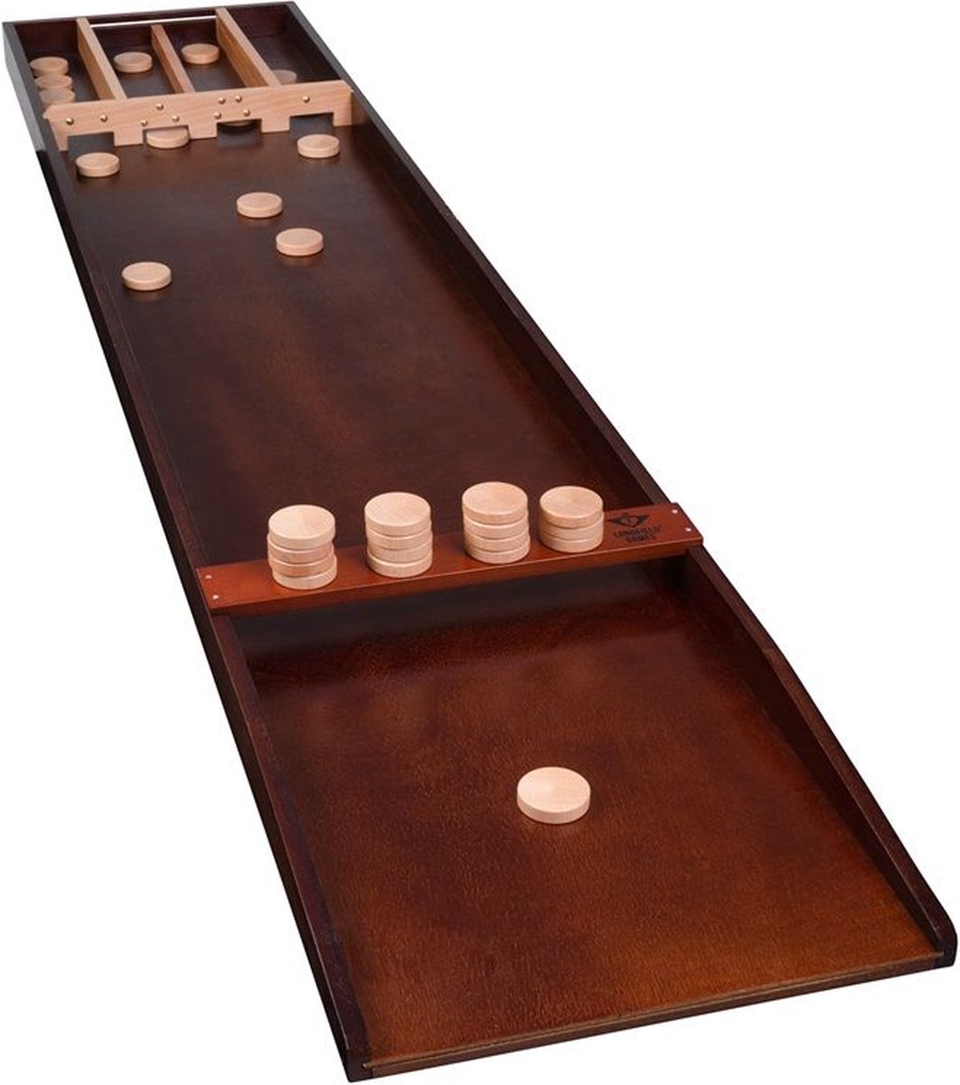 Longfield Luxe Shuffleboard Competition 200x41 cm met Stenen