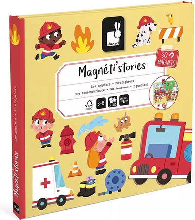 Janod Magneti'Stories Magnetenset Brandweermannen