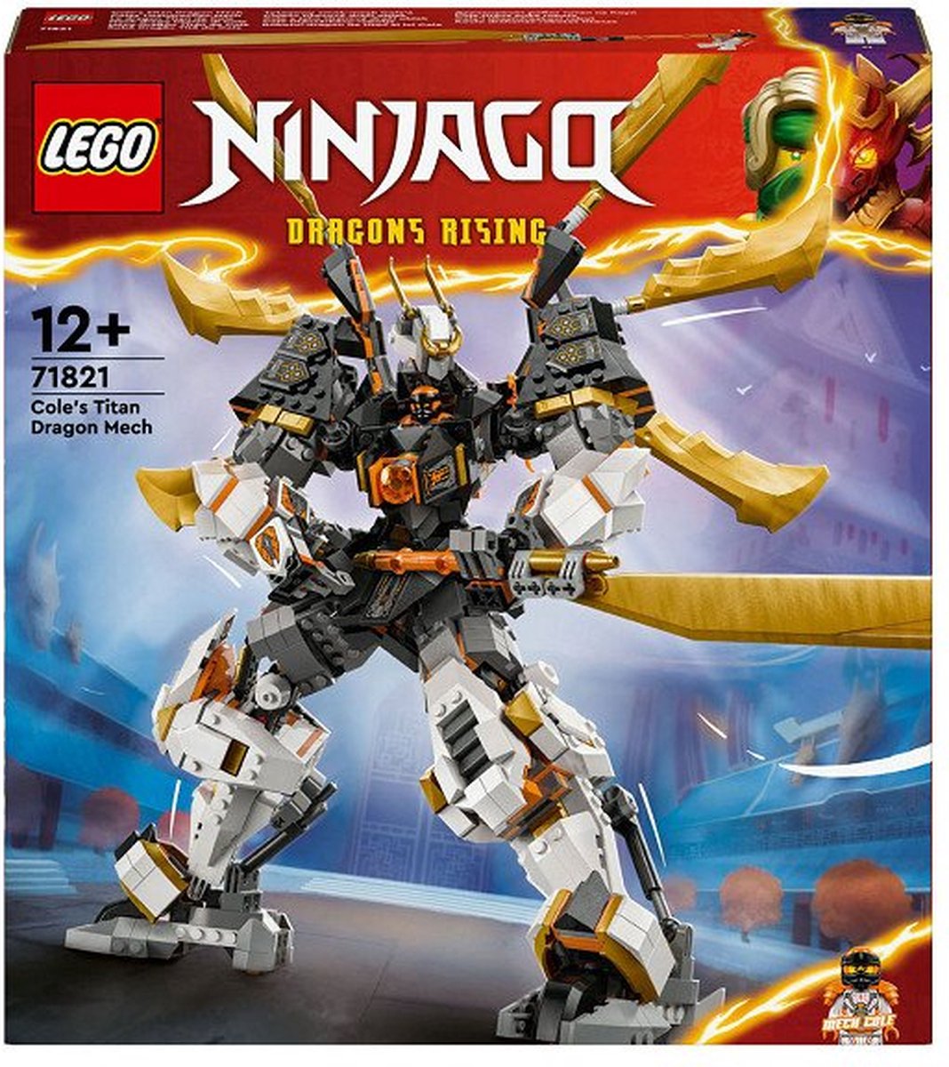 LEGO NINJAGO Cole's Reusachtige Drakenrobot - 71821