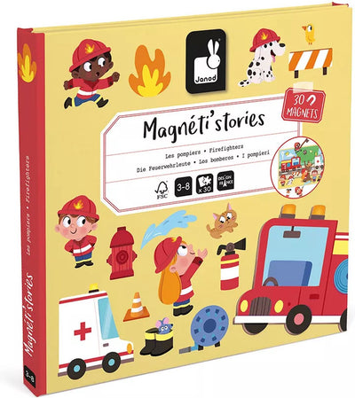 Janod Magneti'Stories Magnetenset Brandweermannen