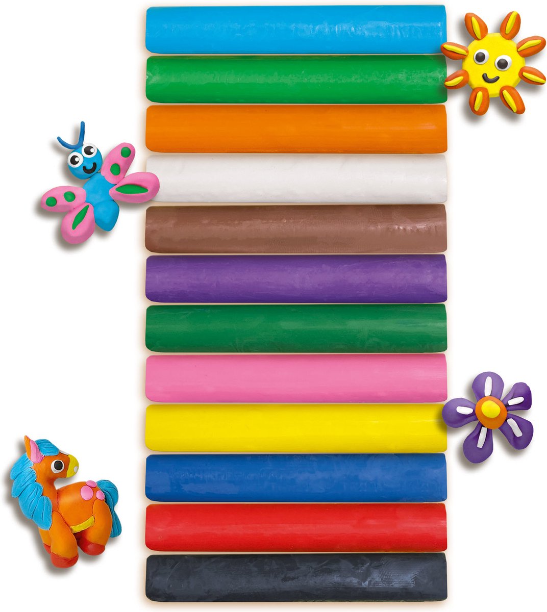 SES Creative Klei Infinity - 12 Kleurenpakket (180g)