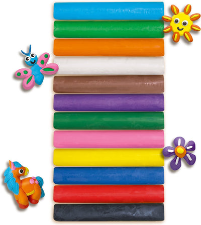 SES Creative Klei Infinity - 12 Kleurenpakket (180g)