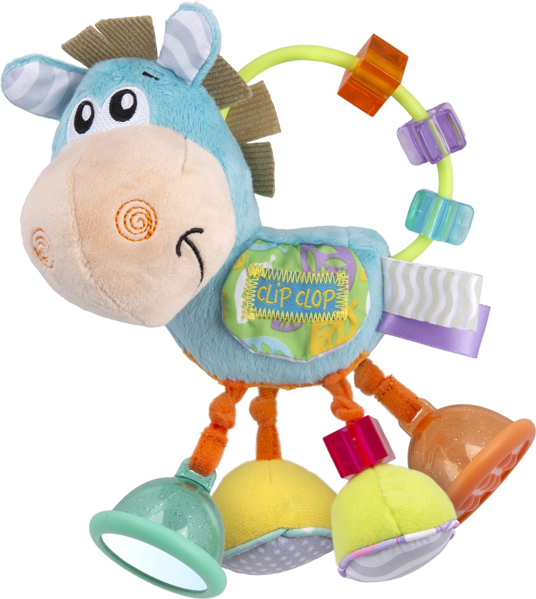 Playgro Clip Clop Activiteitenrammelaar - Blauw