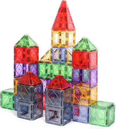 Sans marque Magnetisch Bouwspeelgoed - 110-delige Set