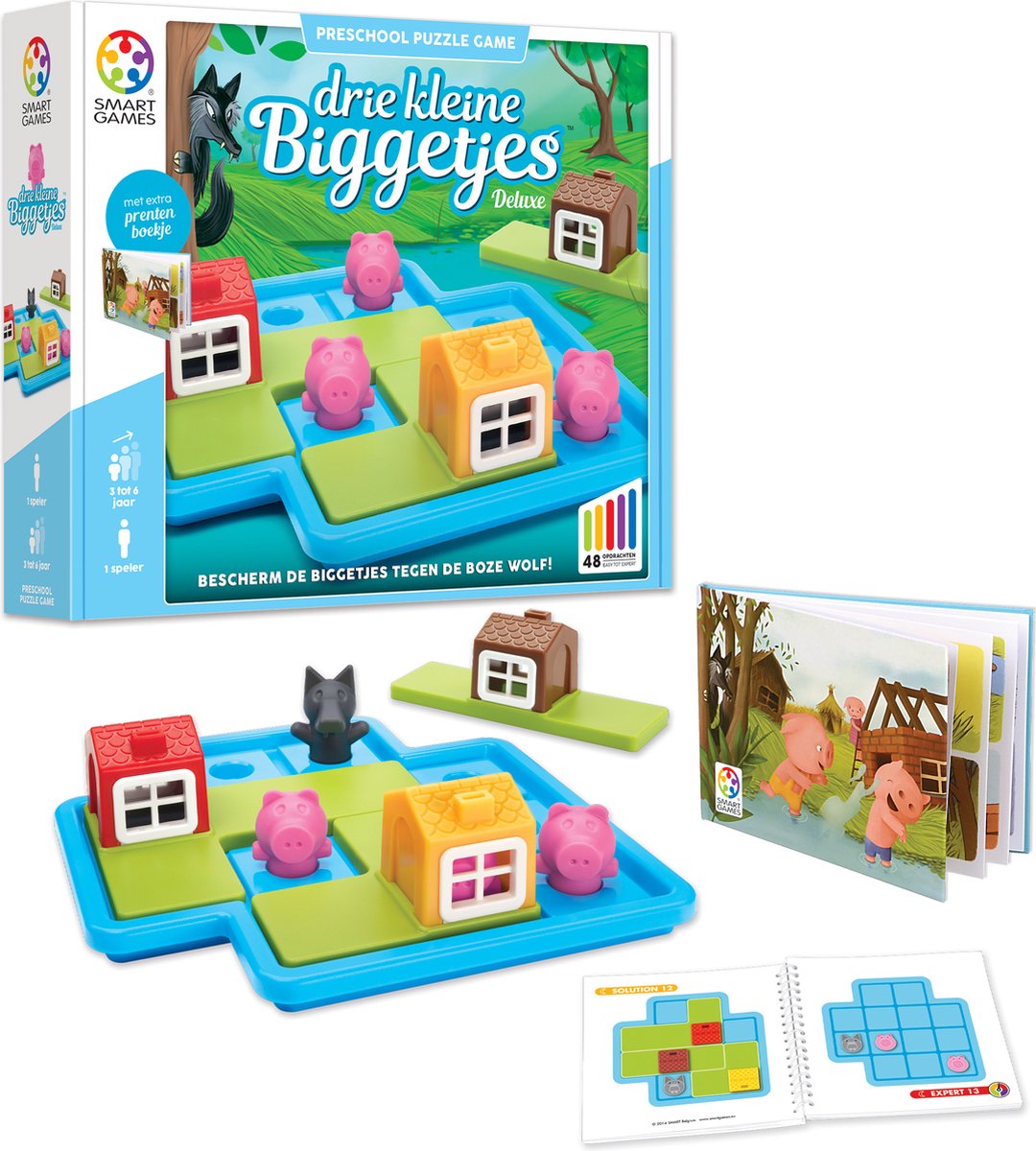 SmartGames Drie Kleine Biggetjes Deluxe Spel