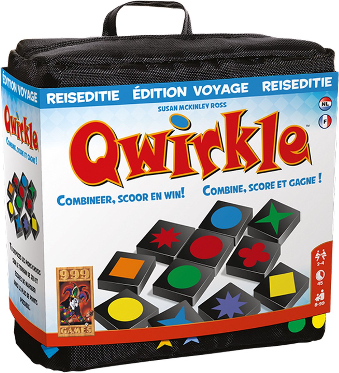 999 Games Qwirkle Reiseditie - Bordspel
