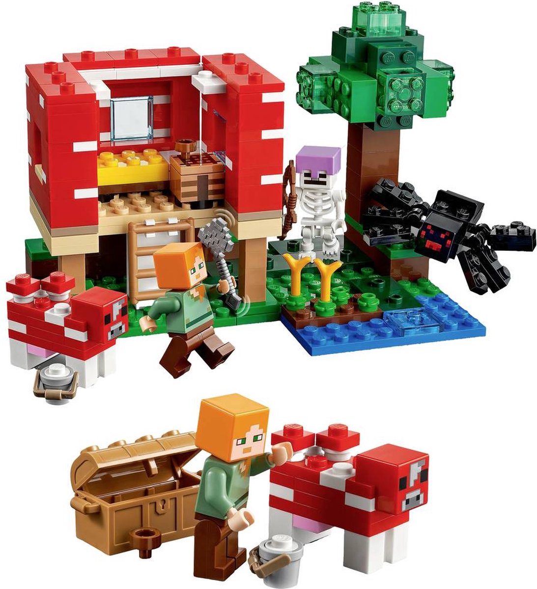 LEGO Minecraft De Champignonhuis Bouwset - 21179