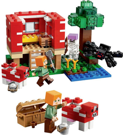 LEGO Minecraft De Champignonhuis Bouwset - 21179