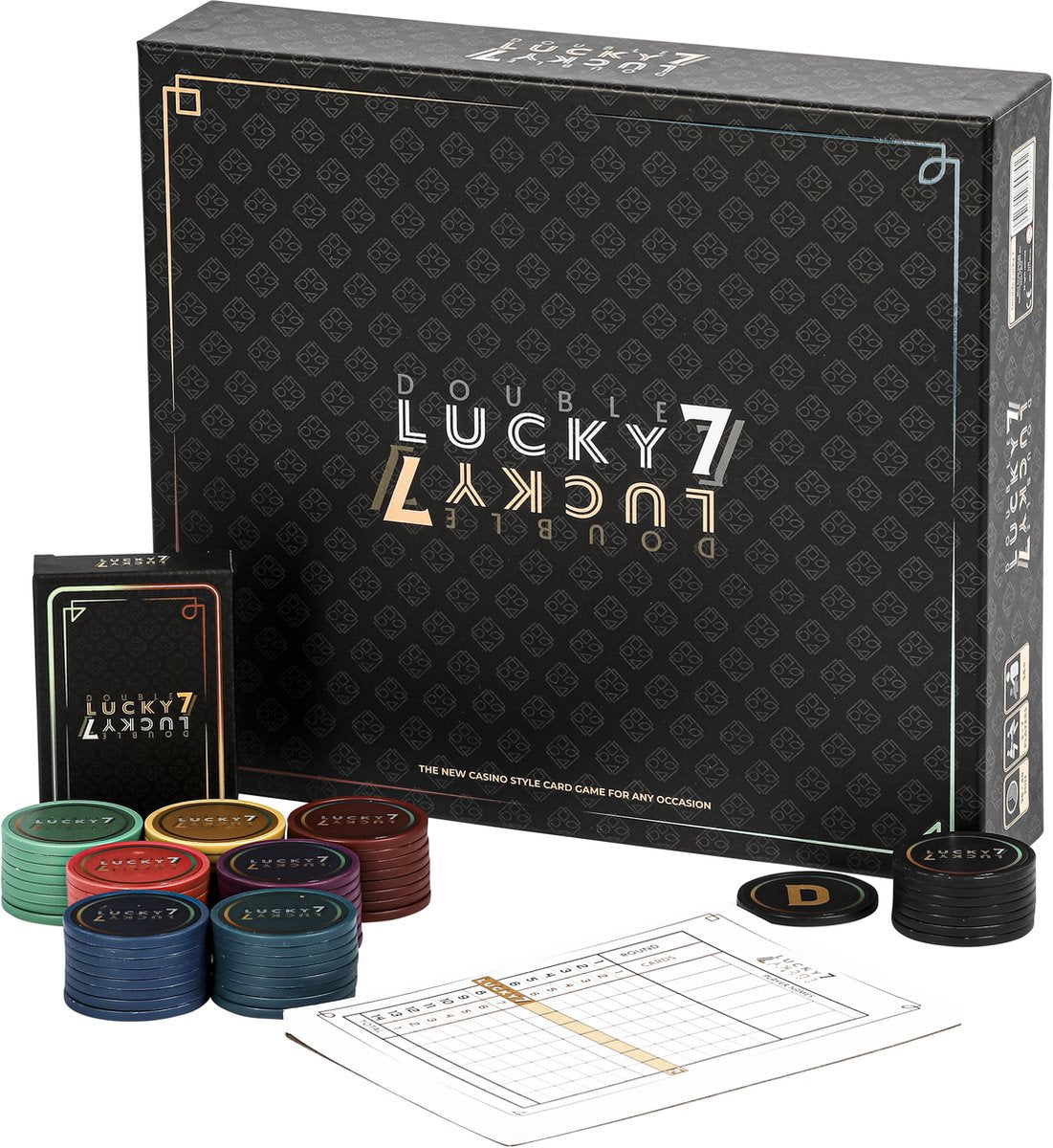 Double Lucky 7 Casino Kaartspel voor 2-7 Spelers