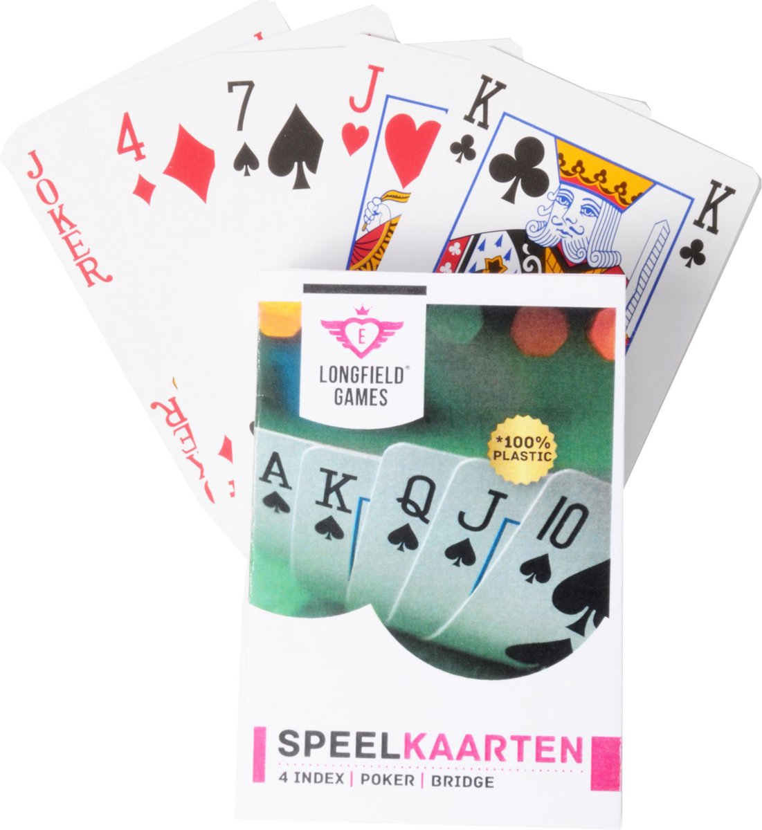 Jeux de cartes Longfield Plastificeerde Kaarten