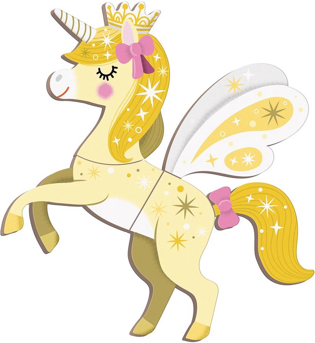 Janod Magnetische Eenhoorn Set voor Creatief Spel