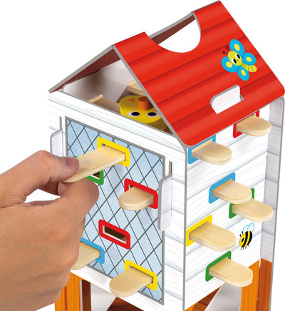 Goula Vrolijke Kip Houten Activiteitenspel