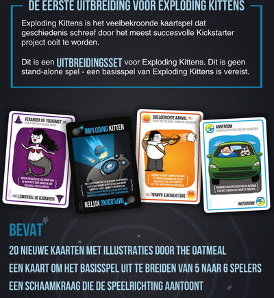 Exploding Kittens Imploding Kittens Uitbreiding Kaartspel