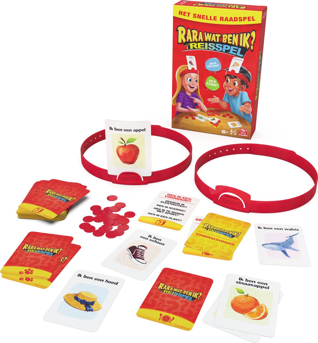 Hedbanz Raadspel voor op Reis - RARA Qu'est-ce que je suis ?