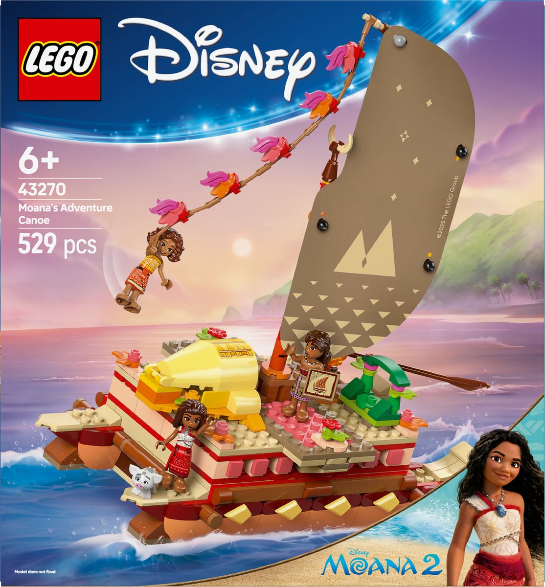 LEGO Disney Princess Moana's Avontuurlijke Kano - 43270