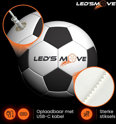 LedsMove LED Voetbal LS2 Traditioneel - Maat 5