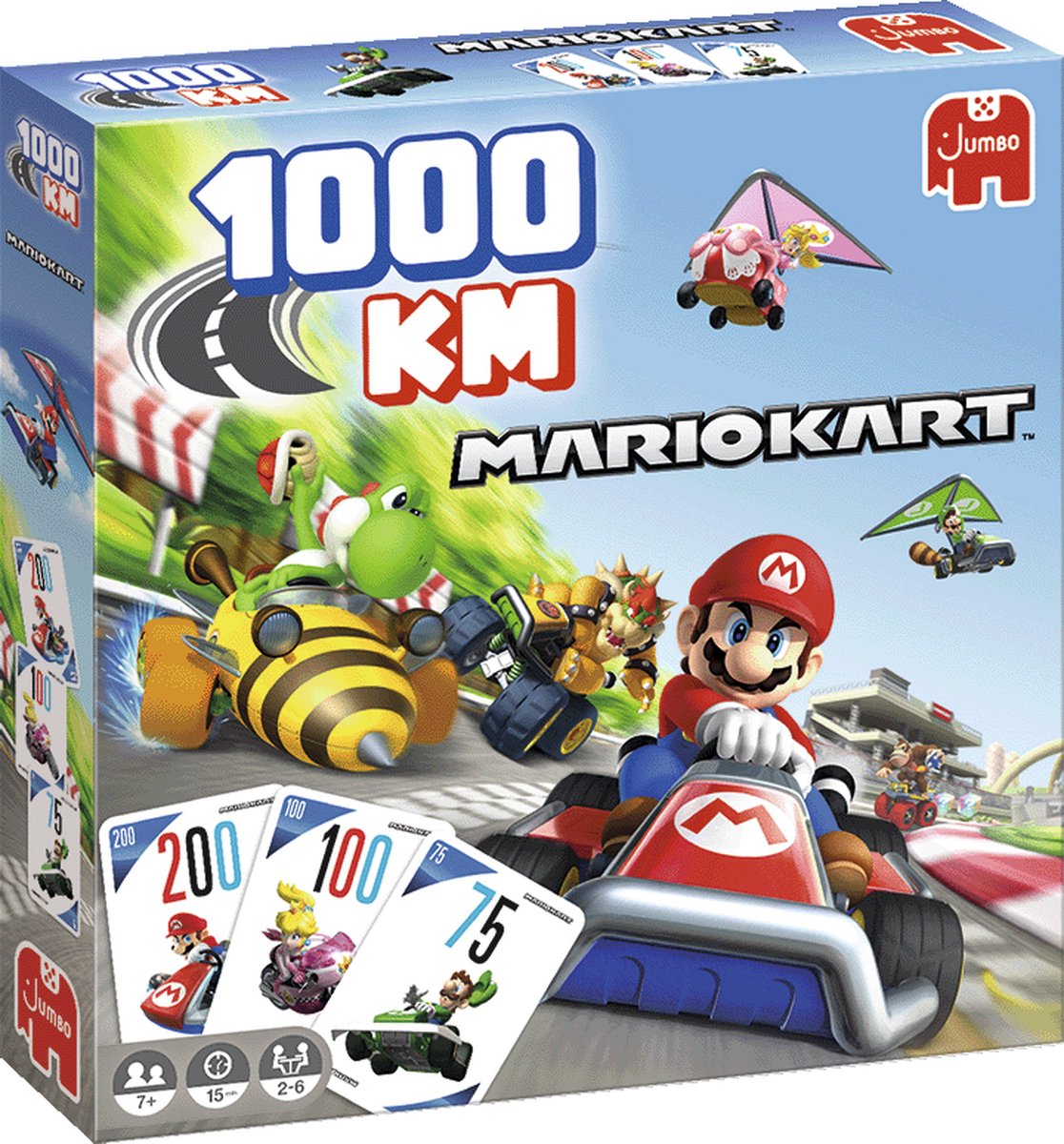 Jumbo Mario Kart 1000KM Bordspel