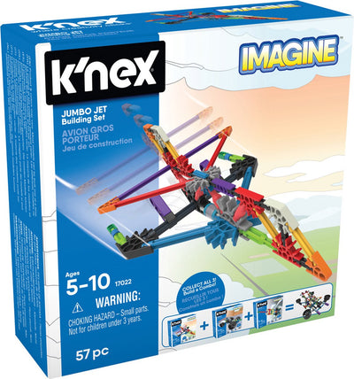K'NEX Jumbo Jet Bouwset voor Avontuurlijke Constructies