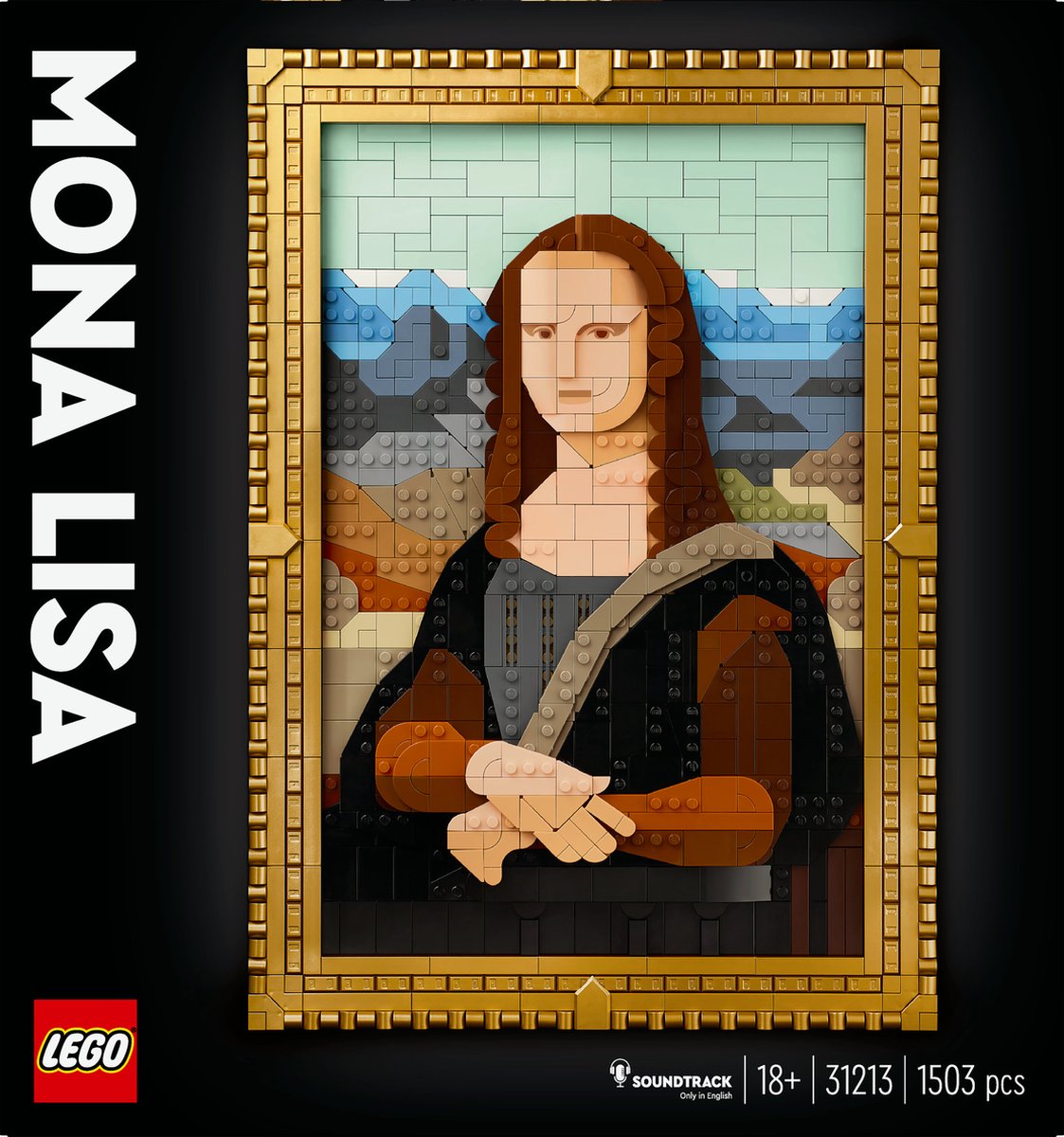 LEGO Art Mona Lisa - Iconisch Kunstwerk Bouwset - 31213