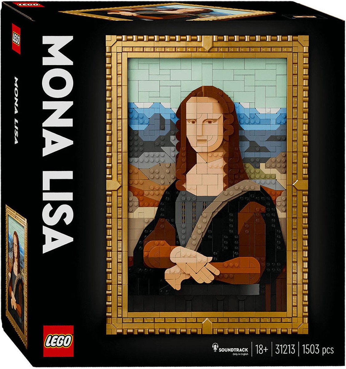 LEGO Art Mona Lisa - Iconisch Kunstwerk Bouwset - 31213