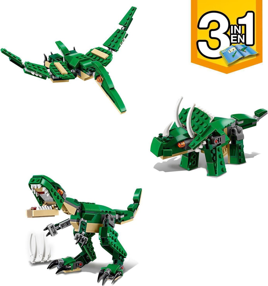 LEGO Creator Woeste Dinosaurus 3-in-1 - 31058
