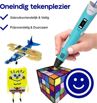 CRYTIVE 3D Pen Startset voor Kinderen en Volwassenen