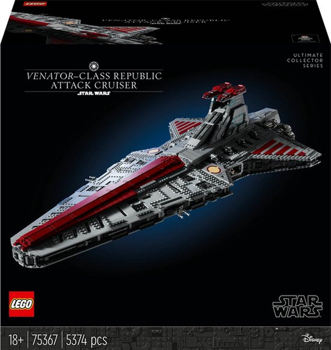 LEGO Star Wars Venator Klasse Aanvalskruiser - 75367