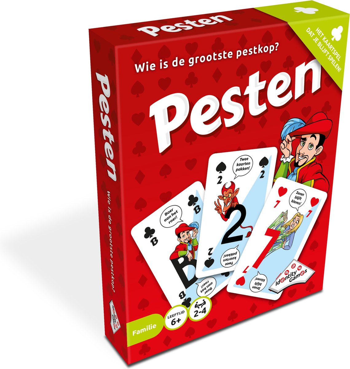Identity Games Pesten Kaartspel - Spel van Geluk
