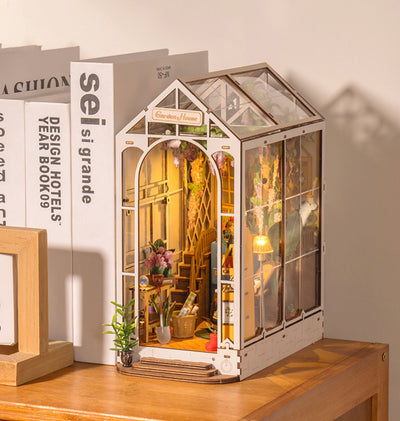 Robotime Rolife Boekhoek Miniatuur Tuin Huis - TGB06 DIY